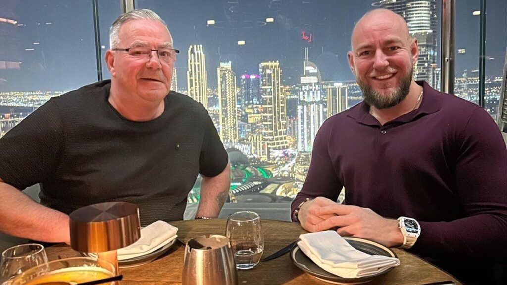 Marco Ebben i jego ojciec  Henk Ebben