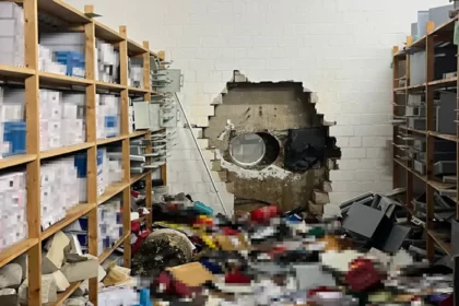 Skok stulecia w Gelsenkirchen. Przewiercili się do skarbca jak w filmie