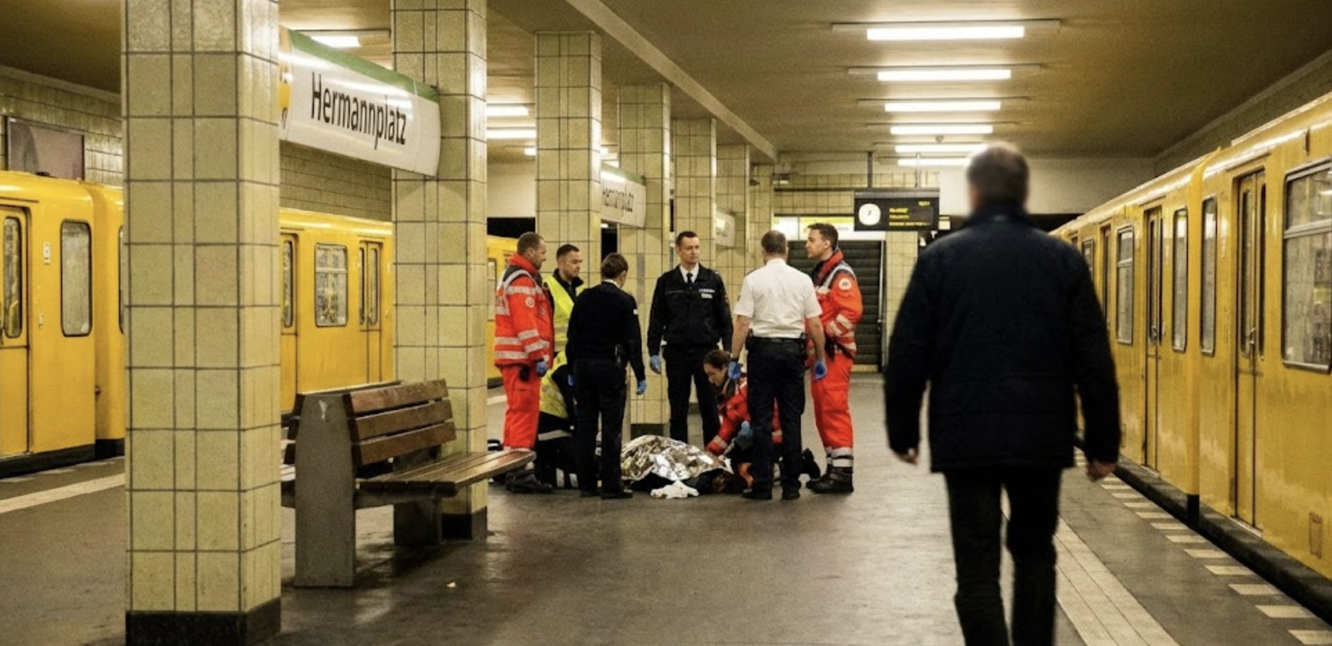 Tragedia na stacji metra w Berlinie
