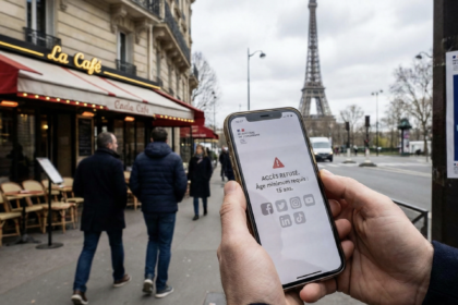 Zakaz mediów społecznościowych we Francji dla dzieci.