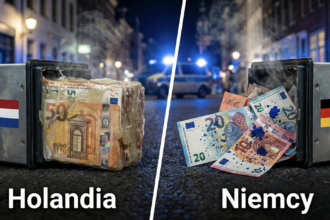 Plaga wybuchów bankomatów w Niemczech to dzieło gangów z Holandii. Dlaczego przestępcy przenieśli się za granicę? Sprawdź, jak klej pokonał złodziei.