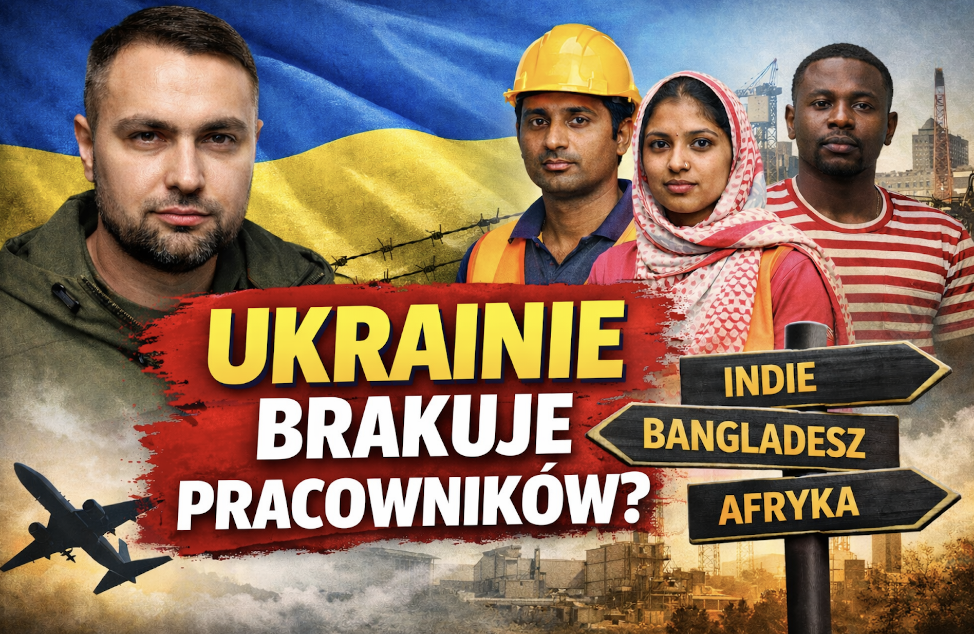 Budanow zapowiada zmiany, które ułatwią import siły roboczej z Azji i Afryki.