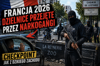 Blokada drogi we Francji