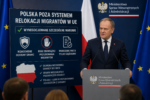 Donald Tusk mówiący o pakcie migracyjnym.