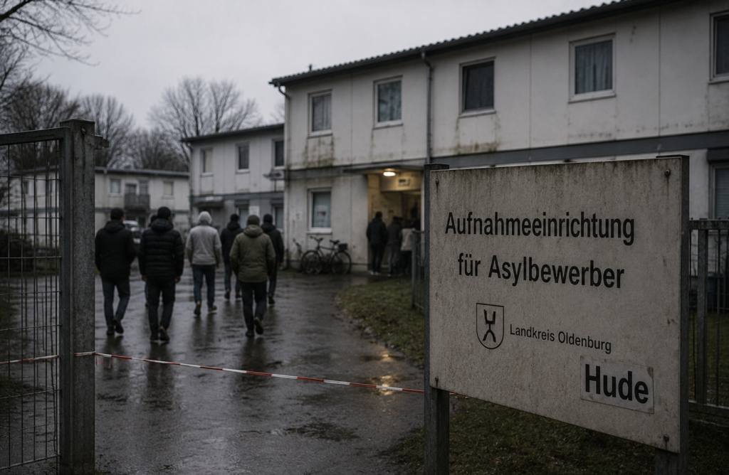 Ukrainiec zaatakował Ukraińca nożem w ośrodku dla uchodźców.