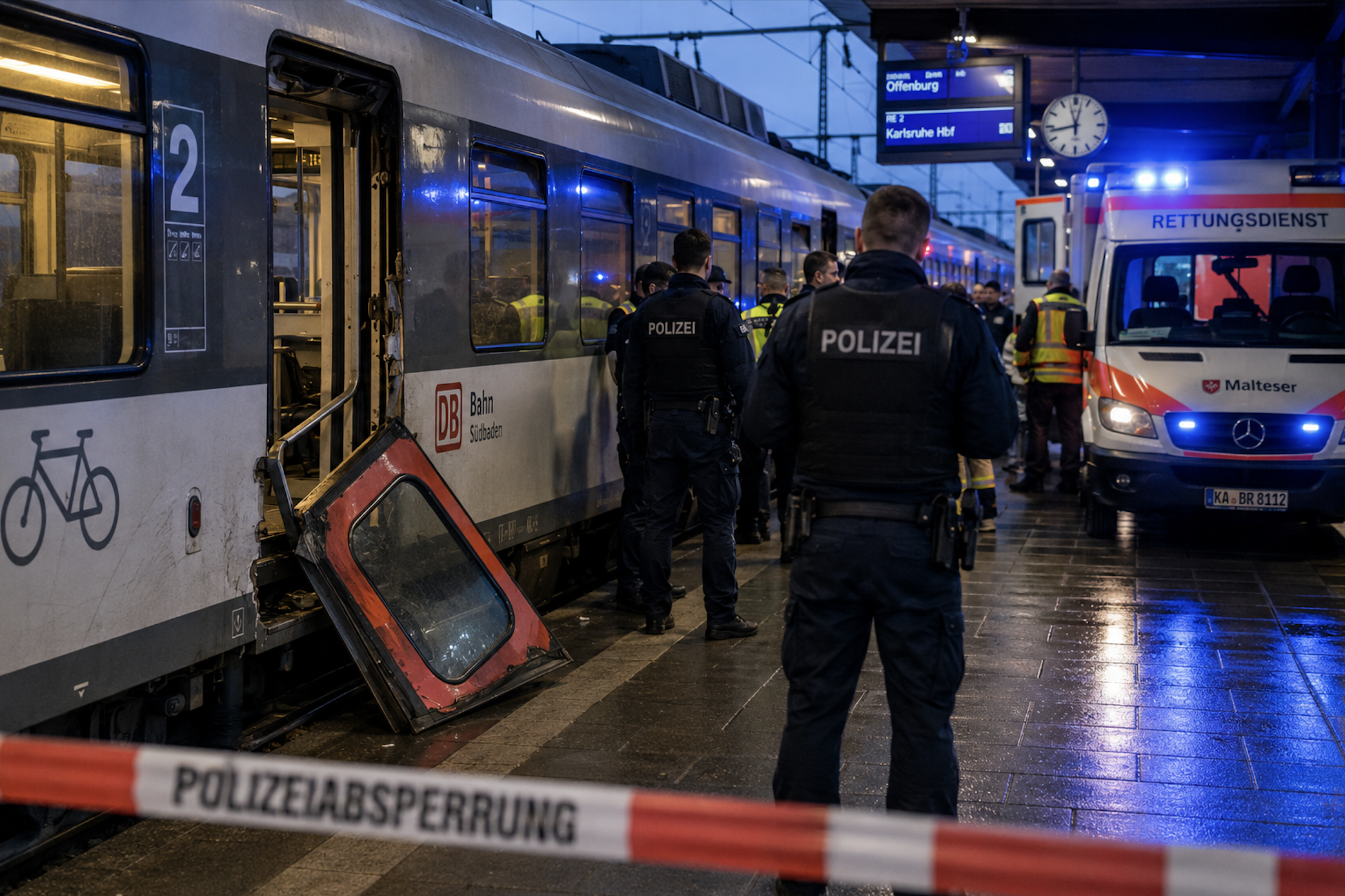 Kontrola biletów zakończyła się tragedią.