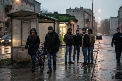 Ponura dzielnica miasta [Zdjęcie wygenerowane w AI]
