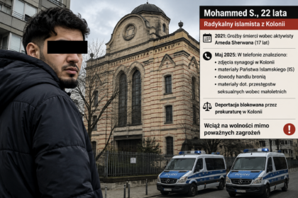 22-letni islamista [Zdjęcie wygenerowane w AI]