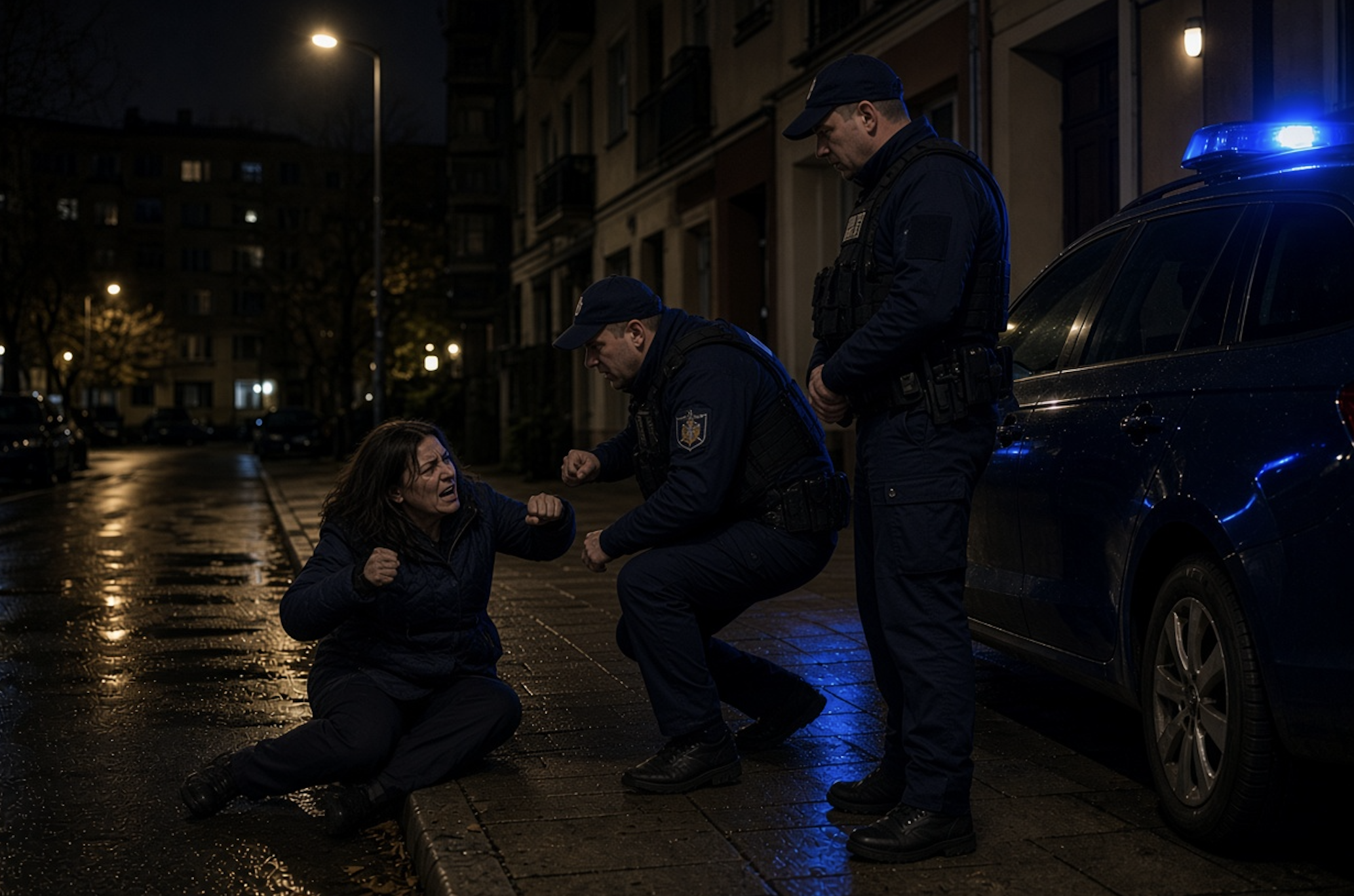 Atak na policjantów: Pijana Ukrainka pogryzła funkcjonariusza!