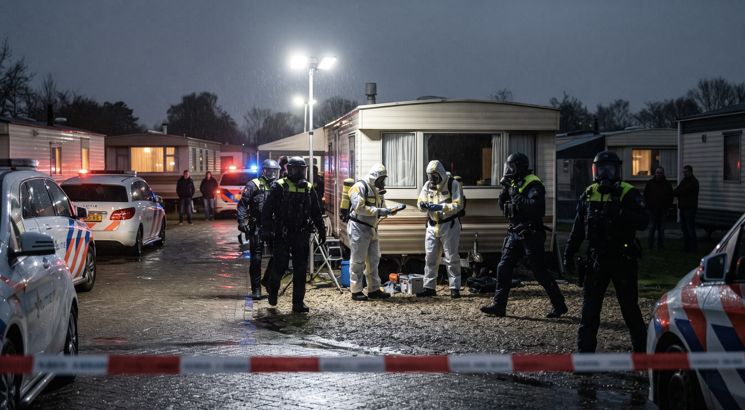 Nalot oddziałów specjalnych w Holandii. Eksperci od narkotyków wkroczyli na kemping.