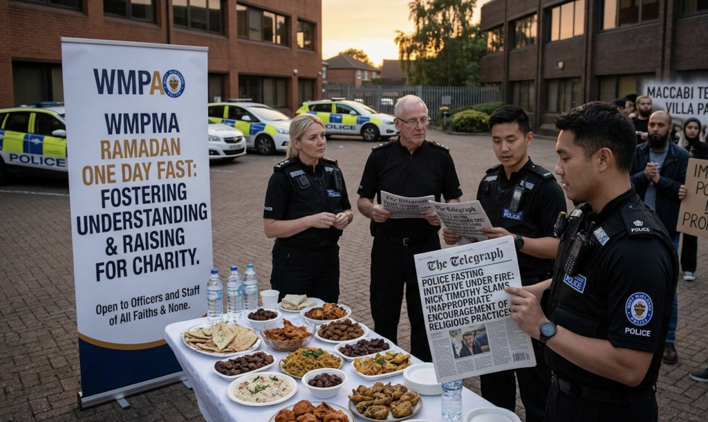 Post podczas Ramadanu w brytyjskiej policji.